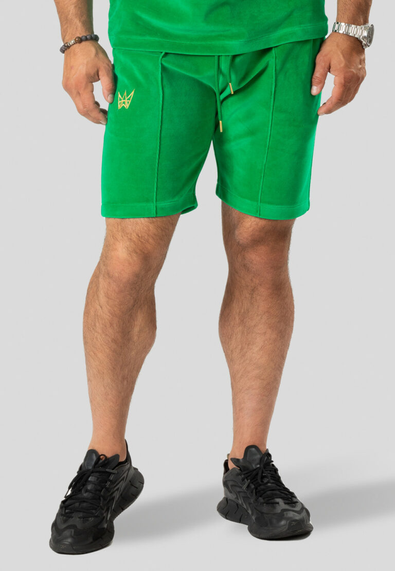 Grüne Jogginghose aus Velours von Kantka